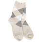 Weekend Argyle Ruffle Mini Crew
