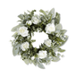 White Rose & Eucalyptus Wreath