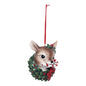 Deer with Candy Cane Ornament