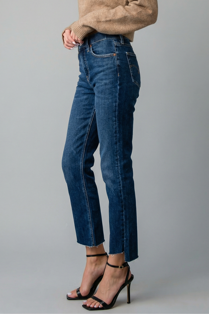 Tummy Control Straight Jeans