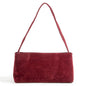 Faux Suede Rectangle Bag