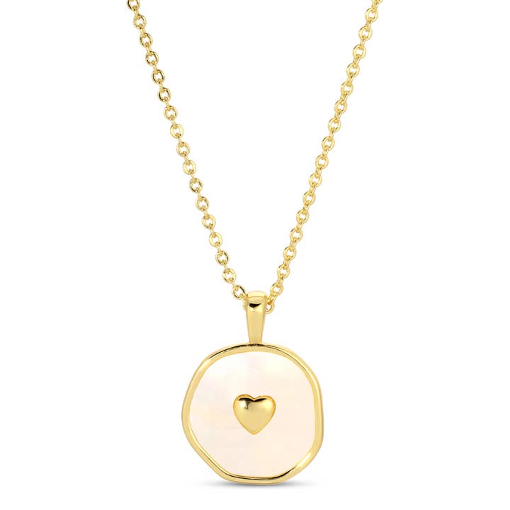 Shell w/Heart Pendant