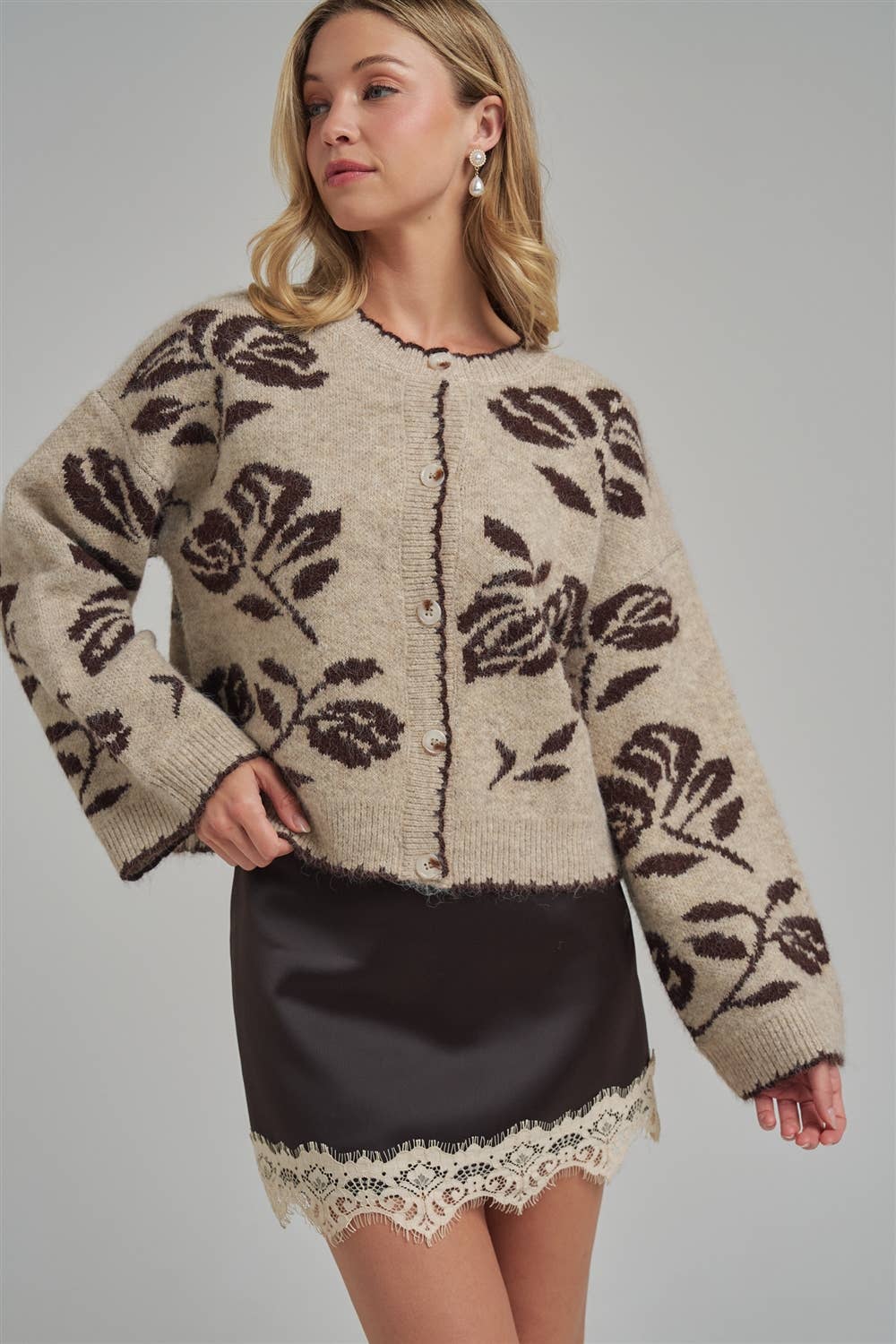 Clarissa Botanical Cardigan