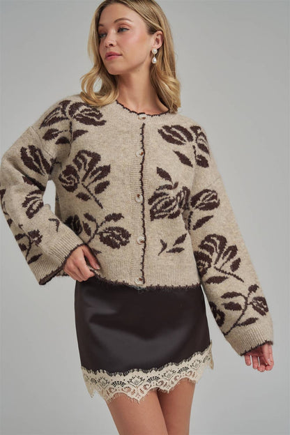 Clarissa Botanical Cardigan