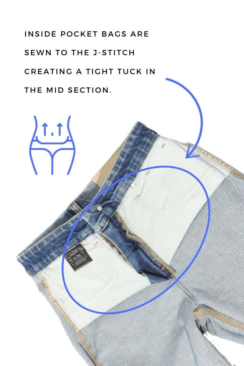 Tummy Control Palazzo Jeans