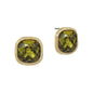 16MM Olive Stone Studded Earring