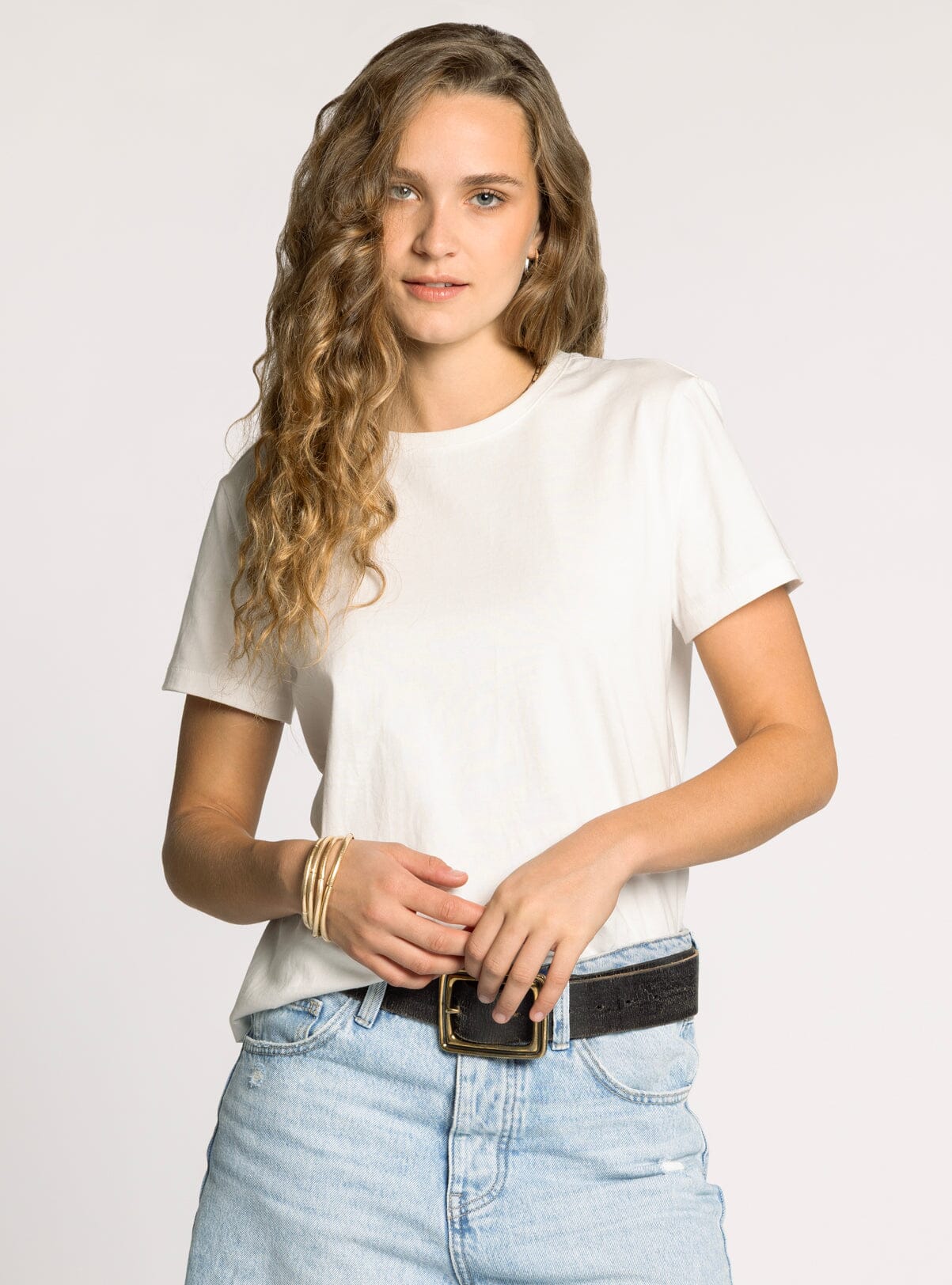 Asher Tee in White