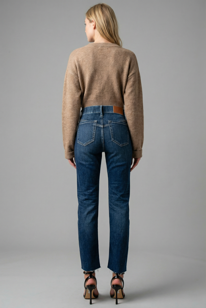 Tummy Control Straight Jeans