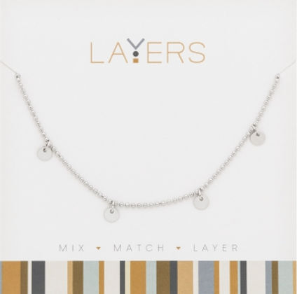 Silver Layers Necklaces