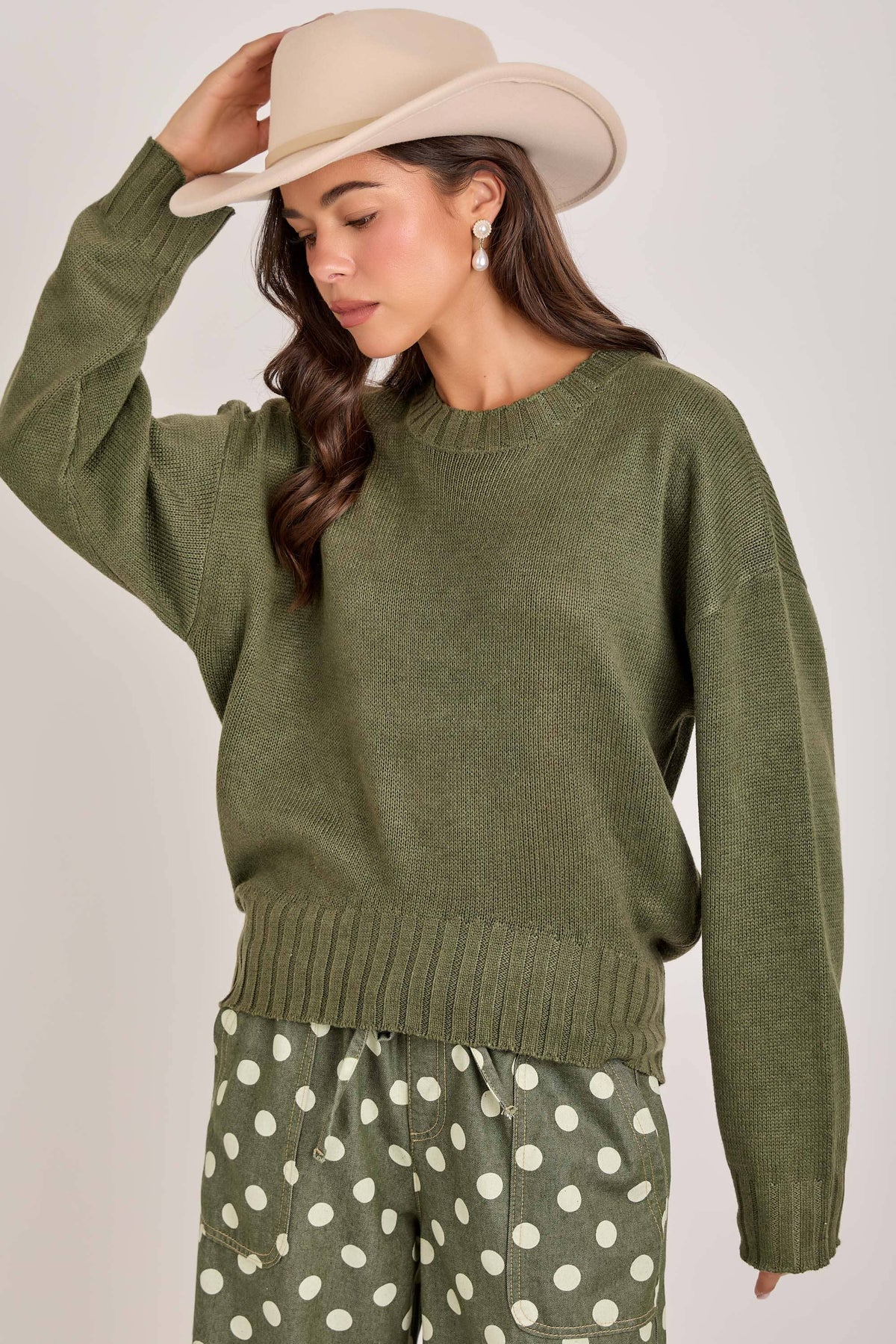 Green Lightweight Sweater