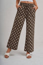 Chocolate Brown Polka Dot Pant