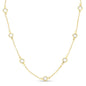 Crystal Accented Collar Necklace