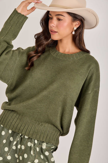 Green Lightweight Sweater