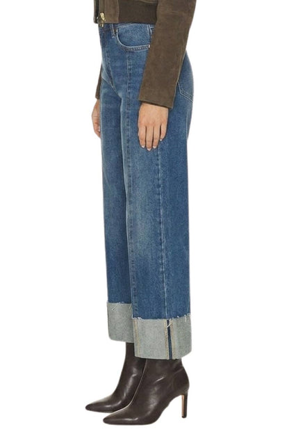 High Rise Tummy Control A-Wide jeans