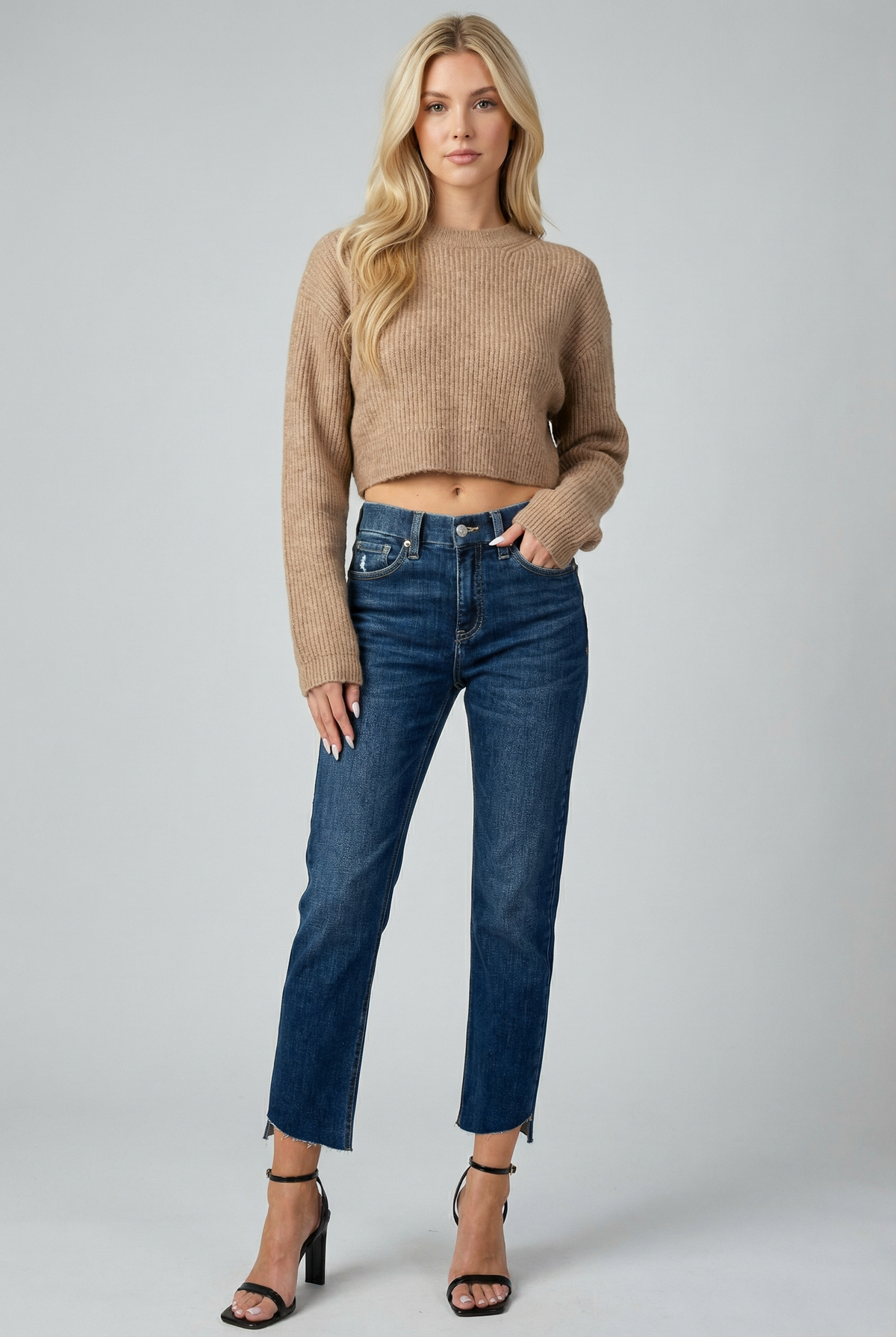 Tummy Control Straight Jeans