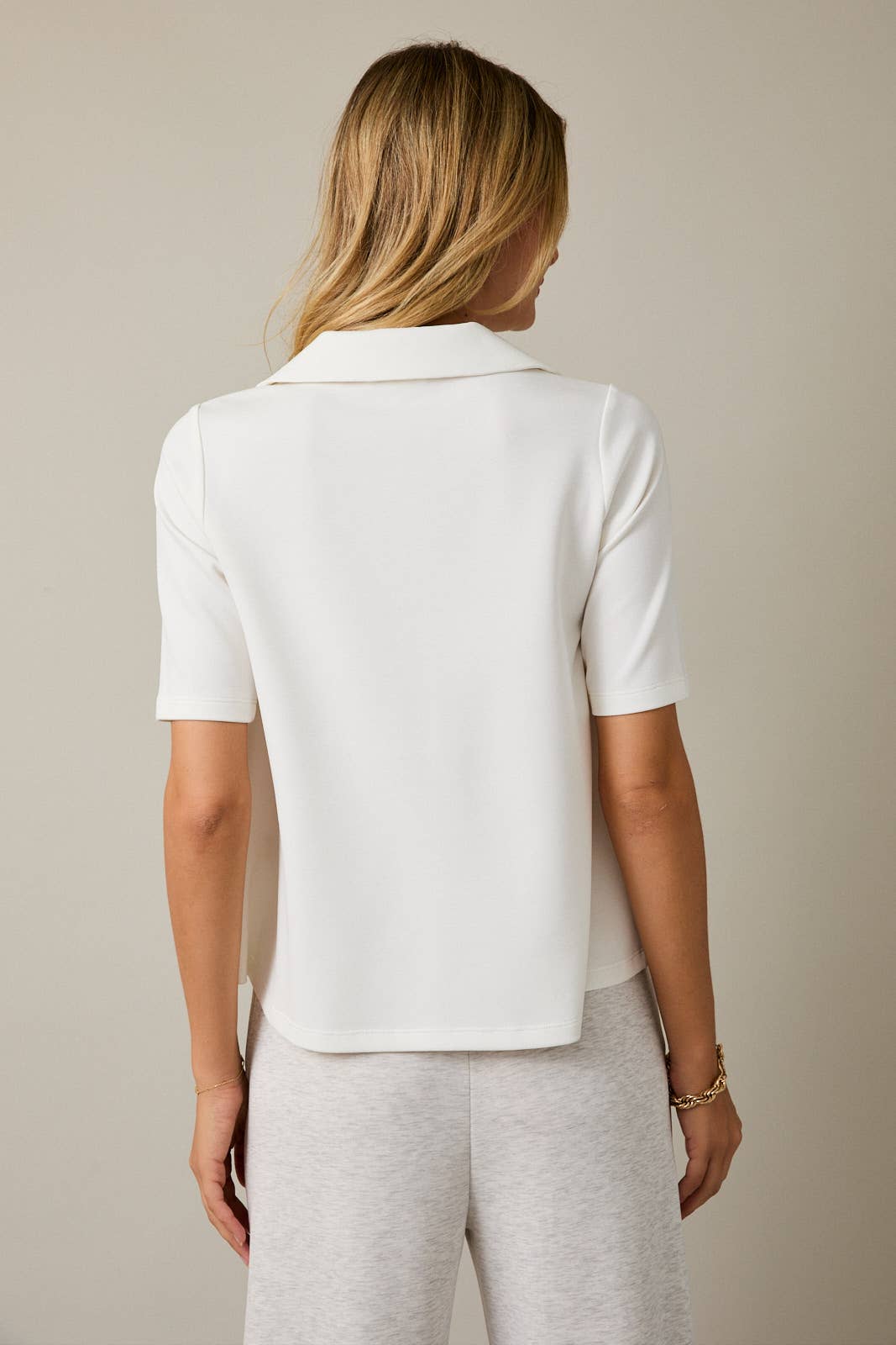 Jessie Modal Polo Tunic Top