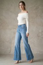 Tummy Control Palazzo Jeans