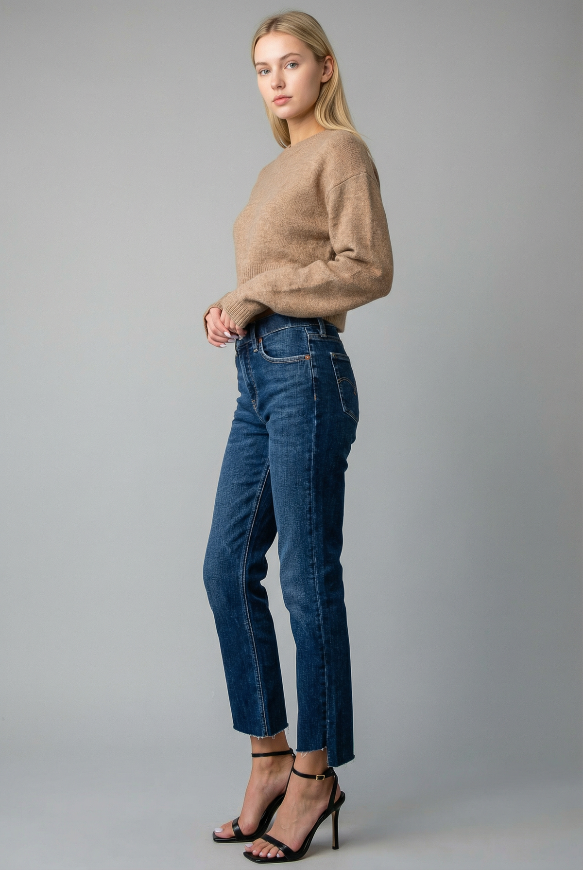 Tummy Control Straight Jeans