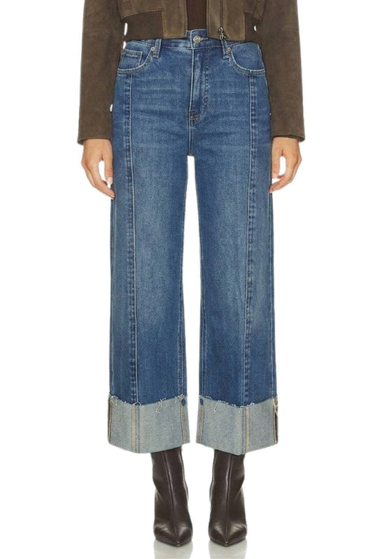 High Rise Tummy Control A-Wide jeans