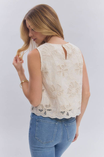Romeo Sleeveless Lace Top