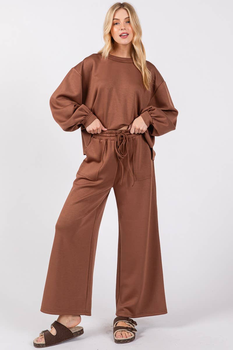 Scuba Top and Pants Set