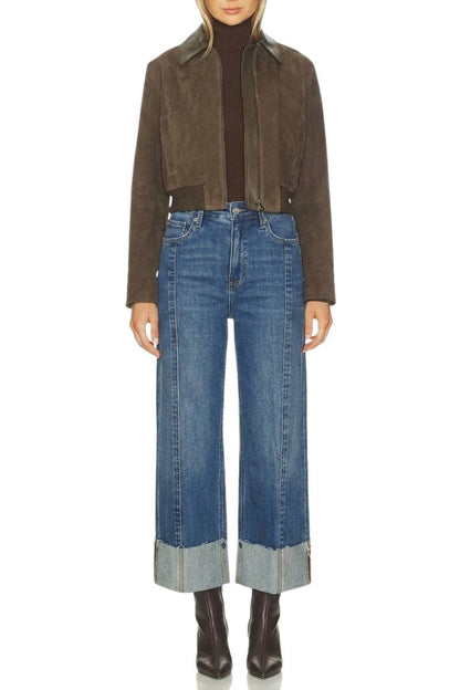 High Rise Tummy Control A-Wide jeans