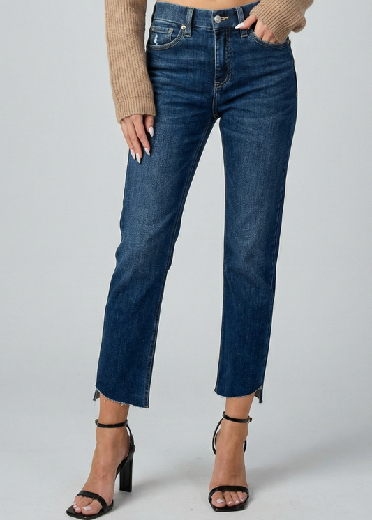 Tummy Control Straight Jeans