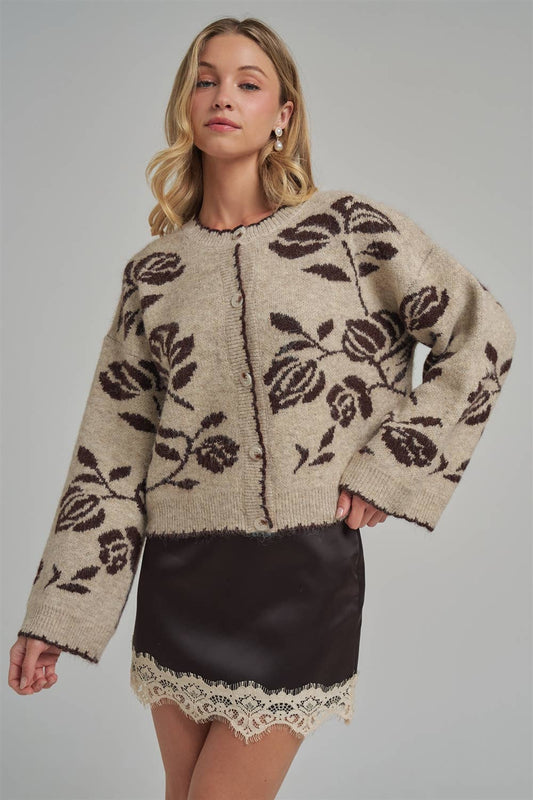 Clarissa Botanical Cardigan