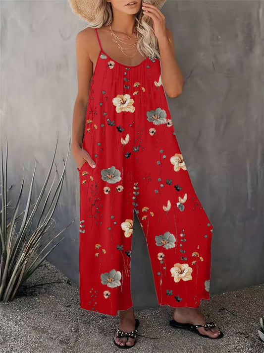 Fiona Floral Print Jumpsuit