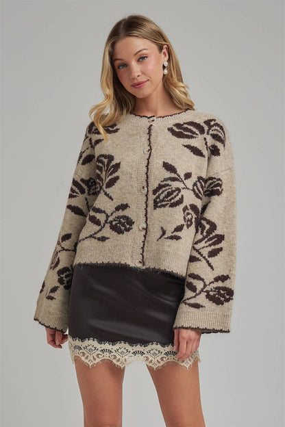 Clarissa Botanical Cardigan