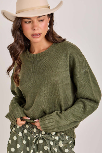 Green Lightweight Sweater