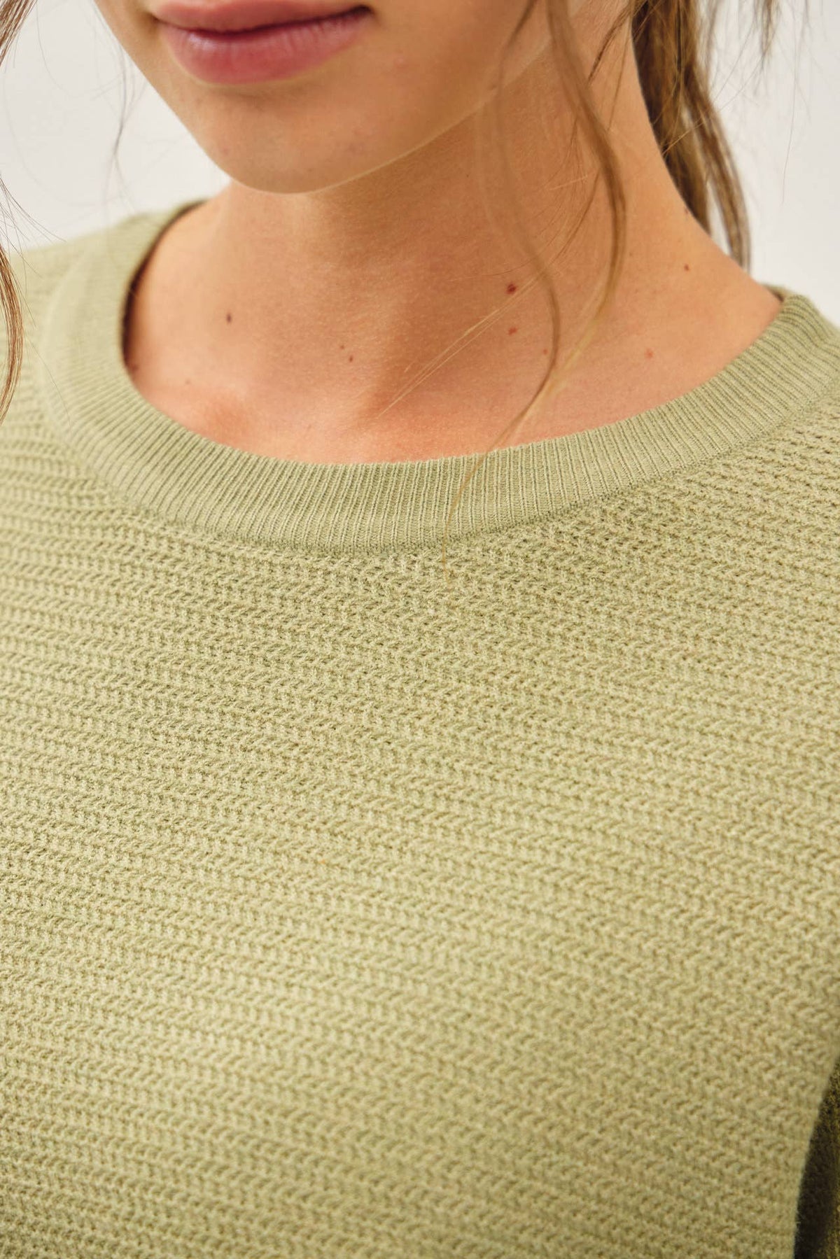 Rice Knit Sweater in Sage