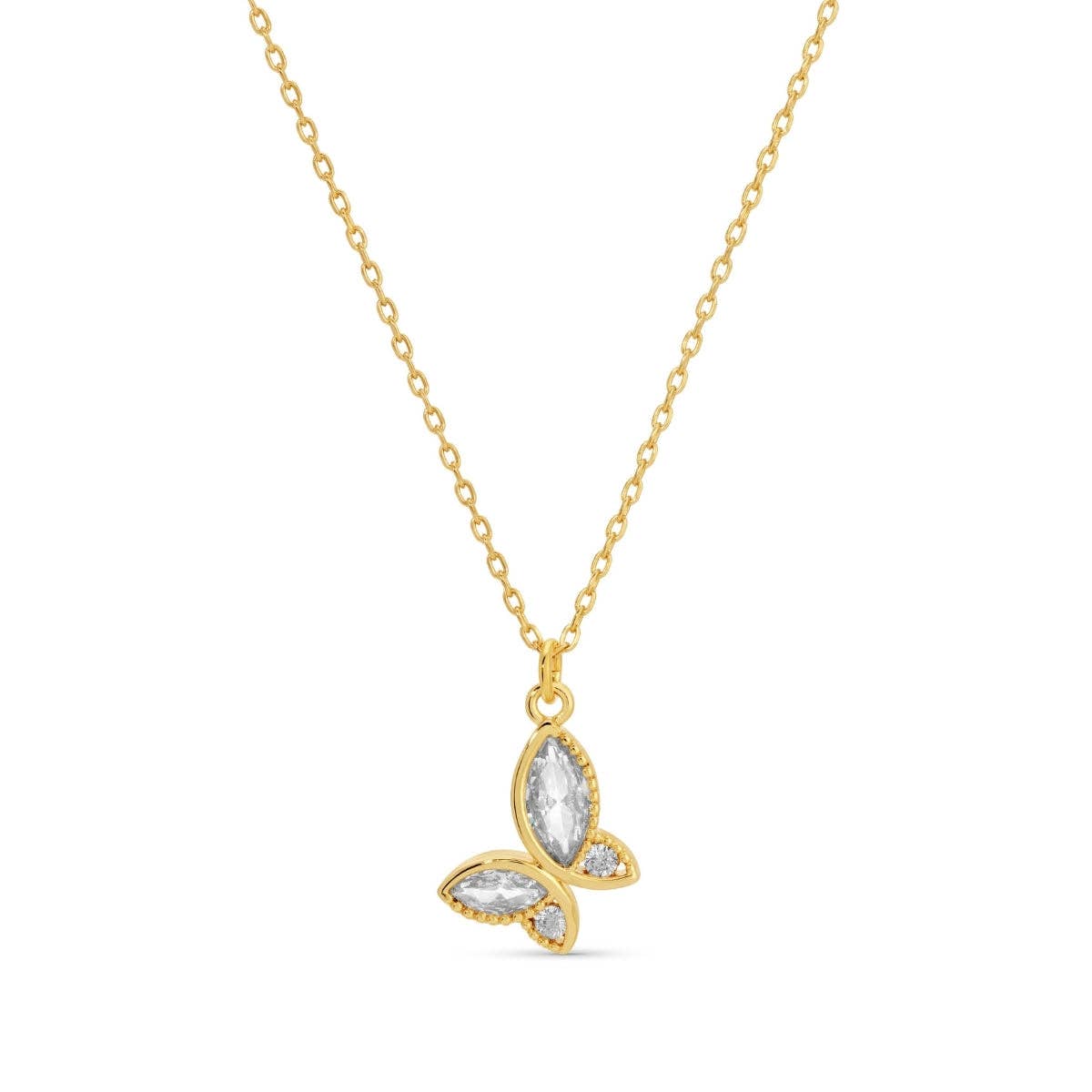 Fly Away with Me Butterfly Pendant Necklace