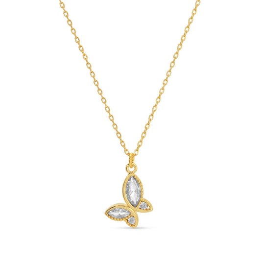 Fly Away with Me Butterfly Pendant Necklace