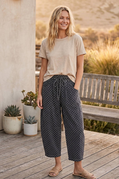 Mineral Washed Barrel Pants