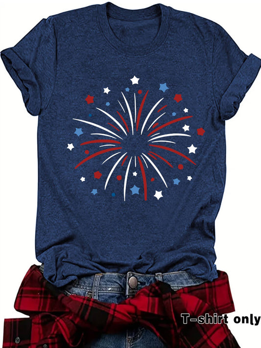Fireworks Graphic T-Shirt