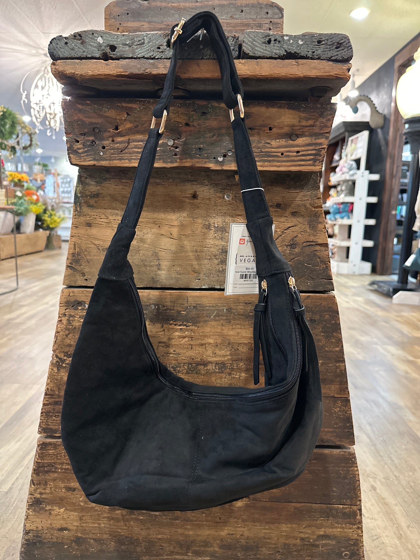 Andi Suede Sling Bag