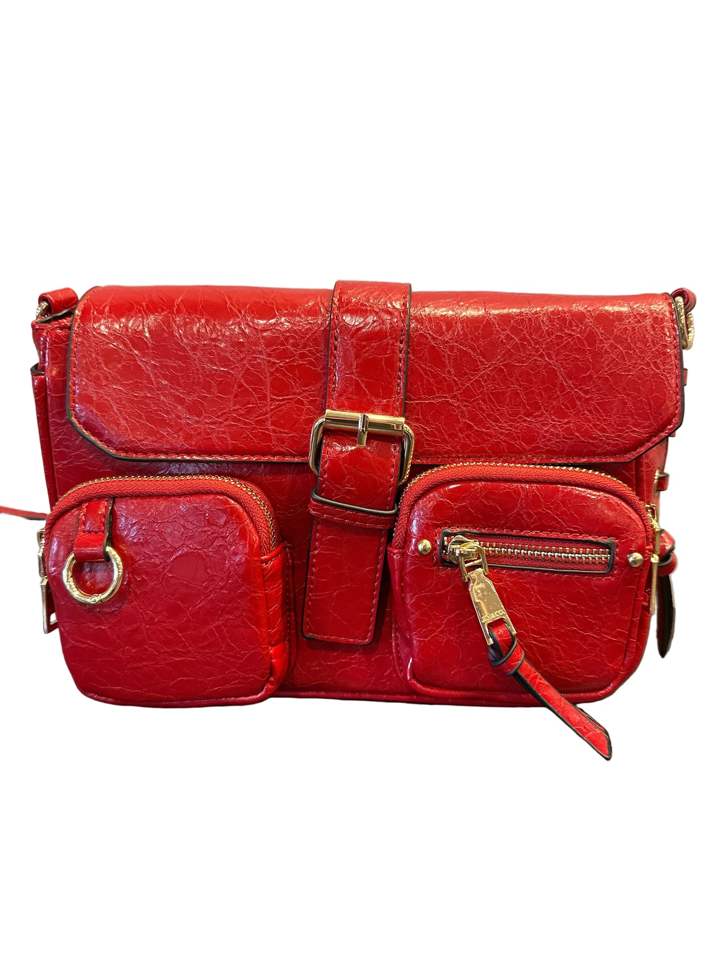 Valerie Shoulder Bag in Red