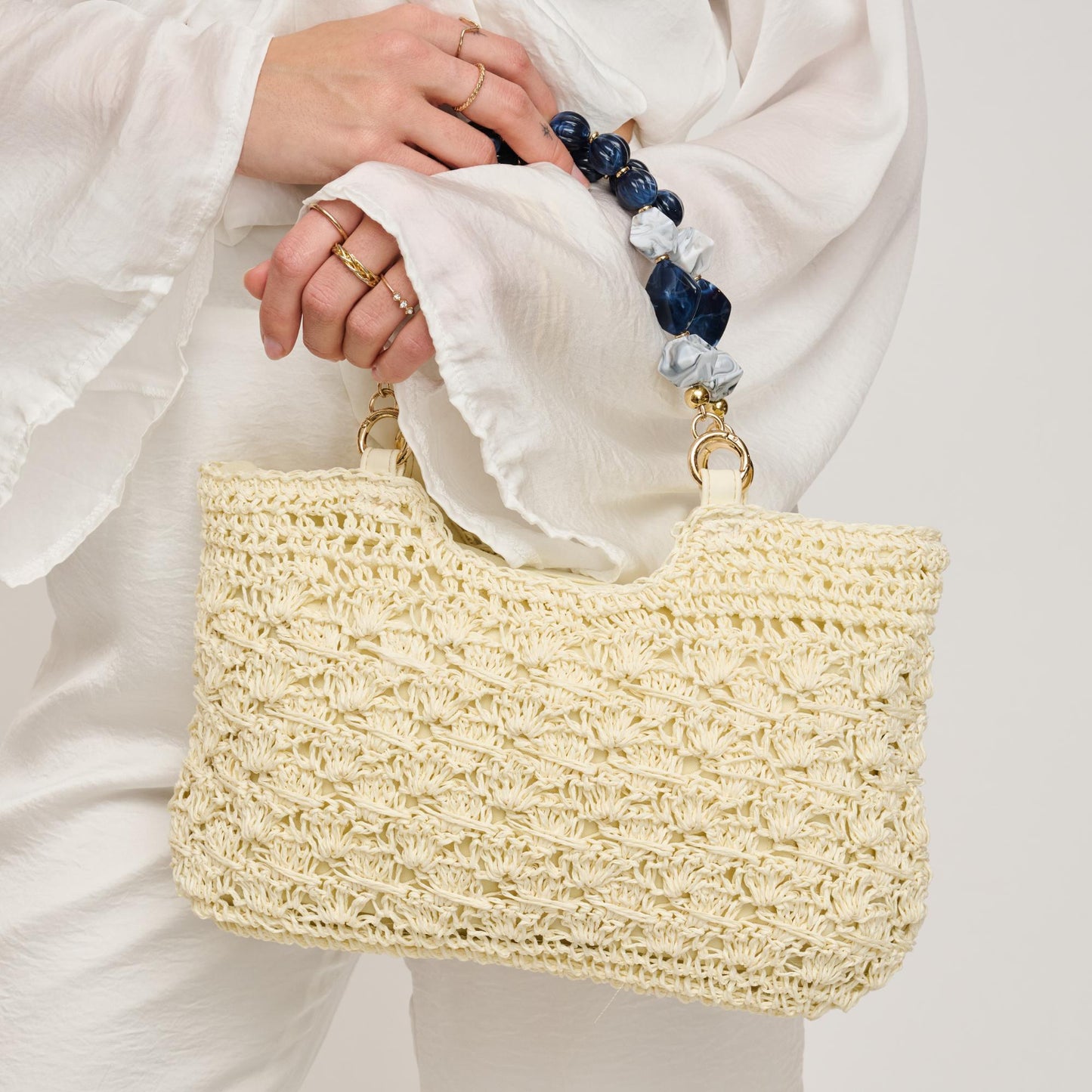 Nora Tote in Ivory