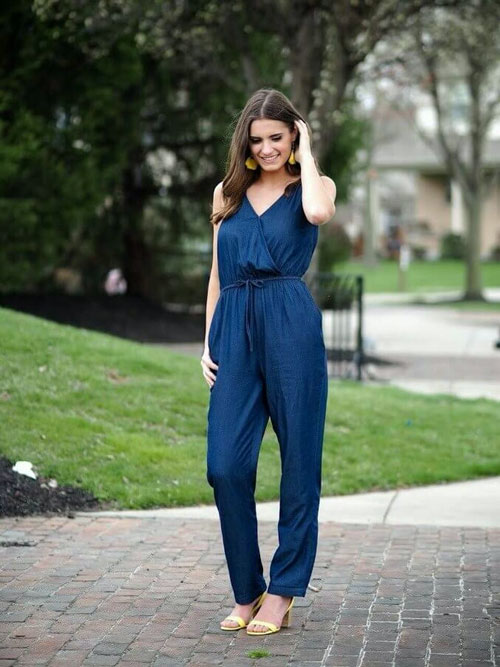 Shoes to wear on sale with navy blue jumpsuit