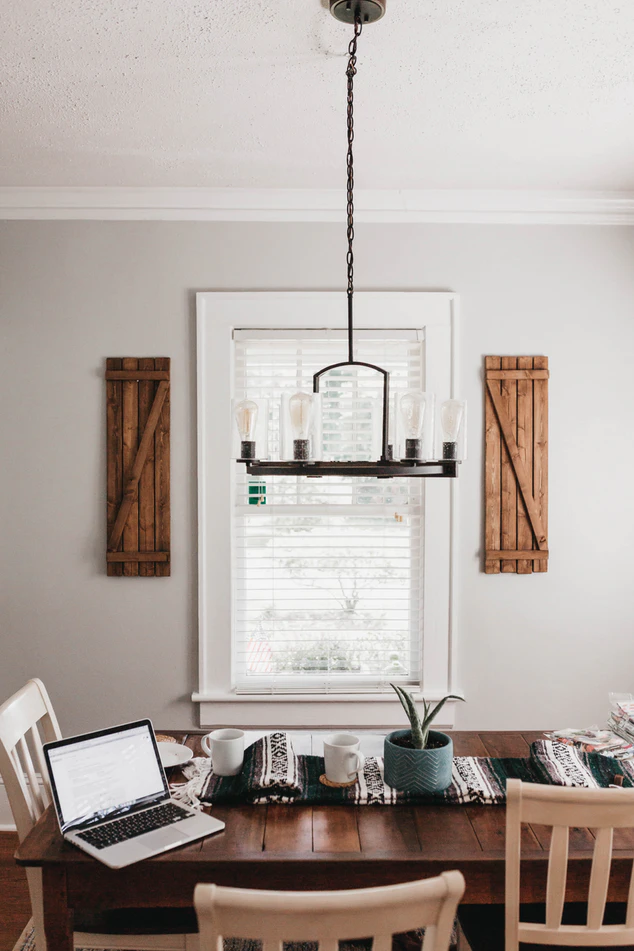 A stylish dining room area showcasing Modern Farmhouse Interior Design