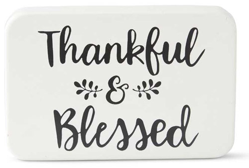 thankful and blessed wall hanging